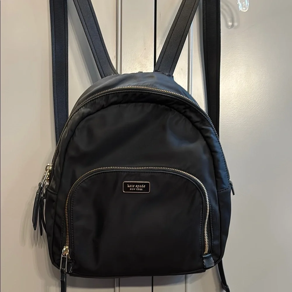 Kate Spade Black Dawn nylon mini Backpack